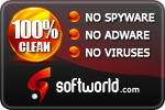 "SoftWorld.com 100% CLEAN" AWARD